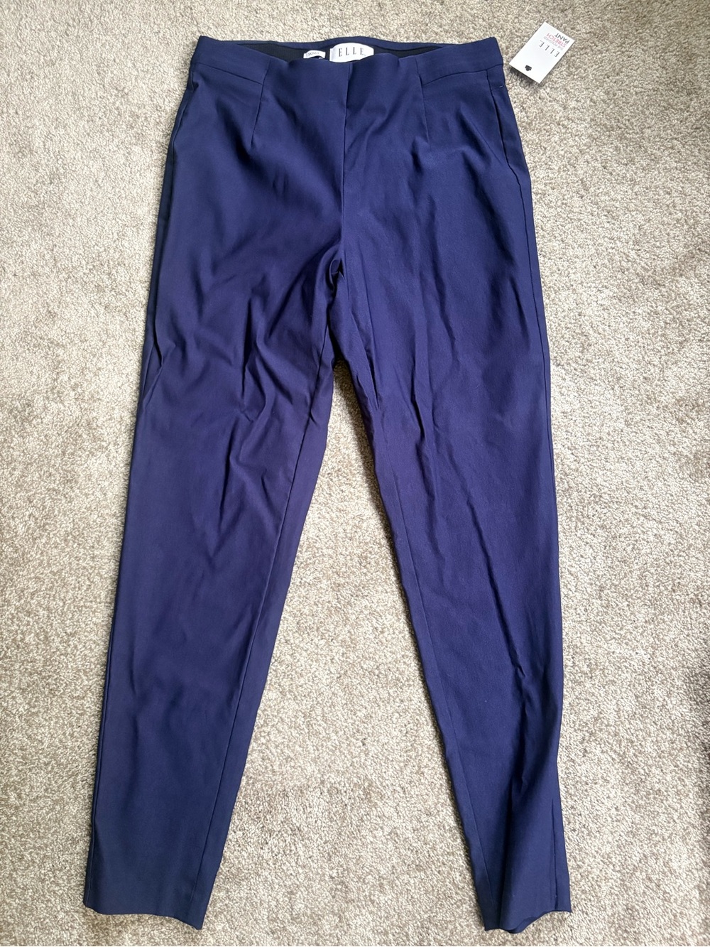 NWT Elle Women’s Slim Dress Pants in Navy Blue